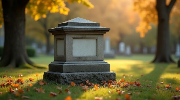 Choisir une pierre tombale classique pour un hommage durable